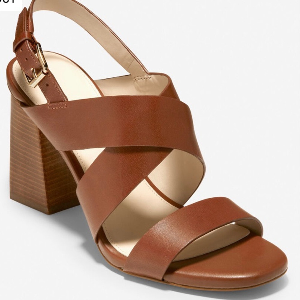 Cole Haan Cynthia Block Heel Sandal Size 8 NWOT